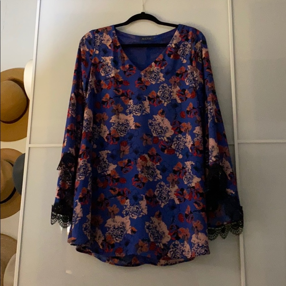 Floral Dress with Long Sleeves